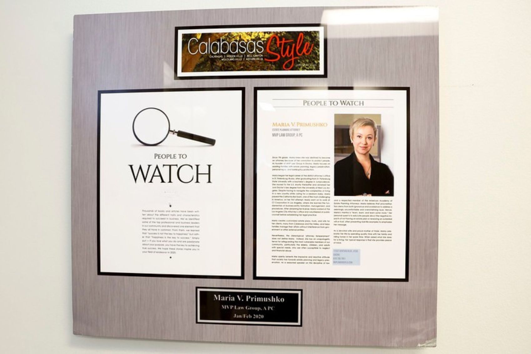 Maria V. Primushko featured in Calabasas Style — People to Watch
